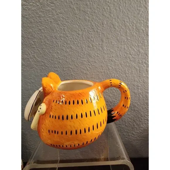 Garfield Big Smile Paws Coffee Mug Googly Eyes 14 Oz. Westland Giftware - Picture 3 of 5